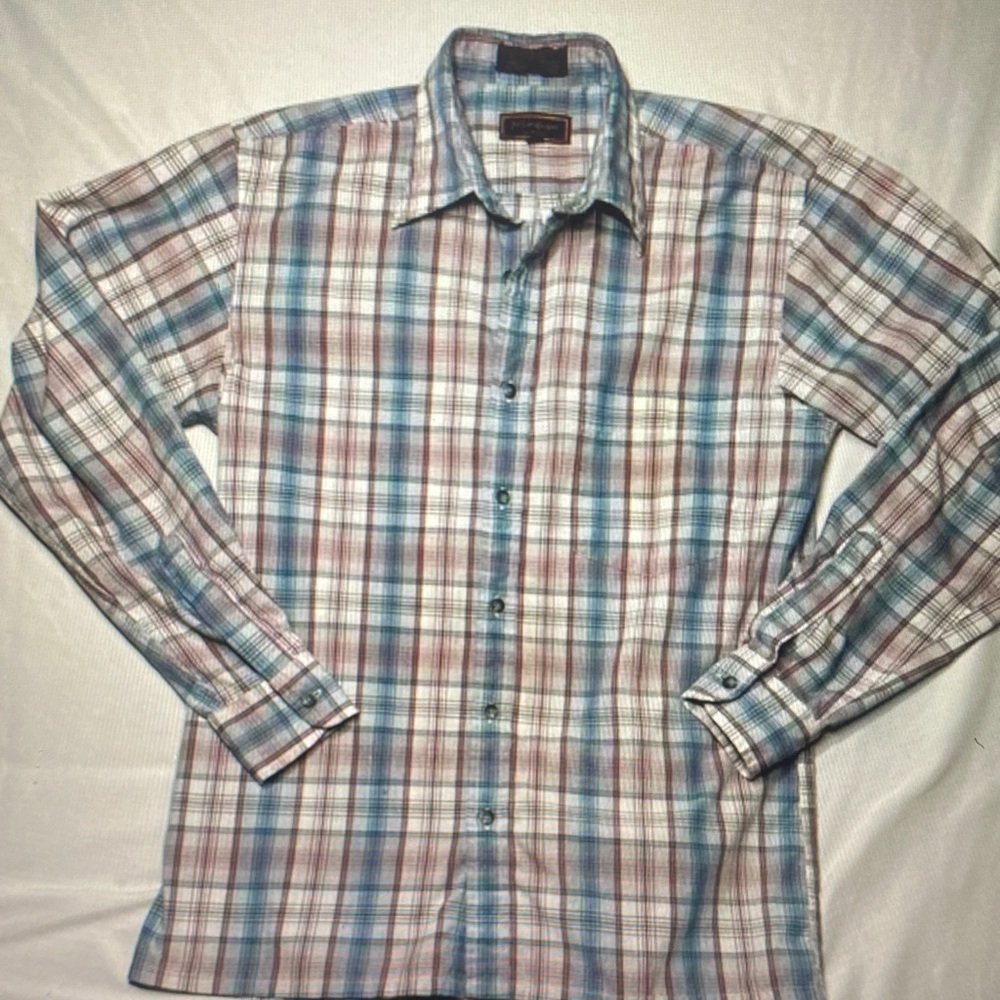 Yves Saint Laurent Multicolor Plaid Shirt
